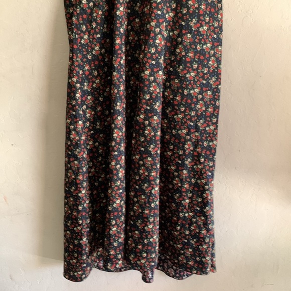 SANDRO Floral-print twill midi dress Size (10 US) 42 - Picture 10 of 12